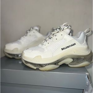 Balenciaga Women’s Triple S Clear Sole Sneakers